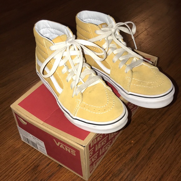vans sk8 hi ochre